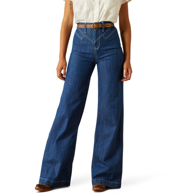 ARIAT WMS ULTRA HIGH RISE WIDE LEG WESTIE YOKE